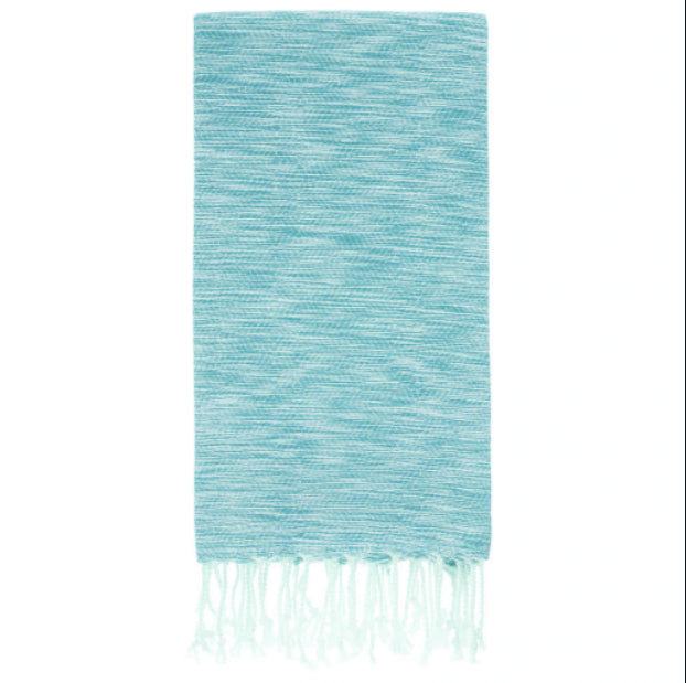 Yalova Ultra Soft Marbled Blanket Throw Turquoise