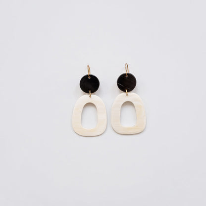 Open Oblong Earrings