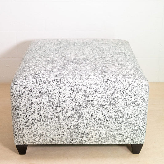 Palizada in Albatross 25" x 27" x 15" Large Ottoman