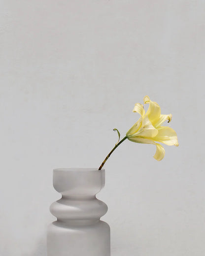 Elsa Vase - Frosted Grey