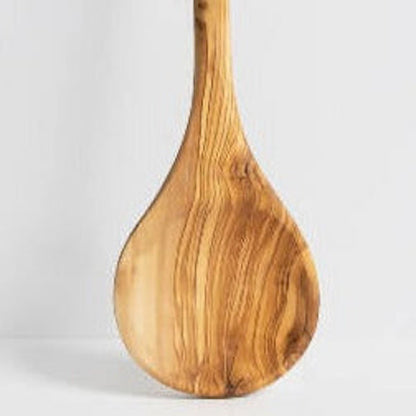 Round Olive Wood Cooking Spoon