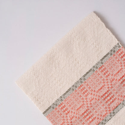 Homestead Hand Towel ~ Crimson Stripe