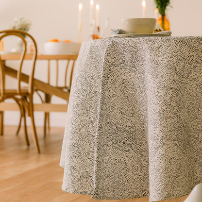 Palizada in Albatross 70" x 70" Round Tablecloth