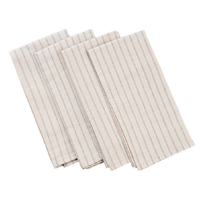 Natural Striped Cotton Napkin - set of 4