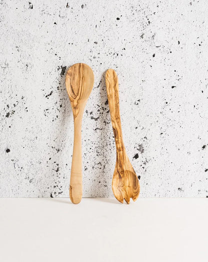 Olive Wood Utensils Set