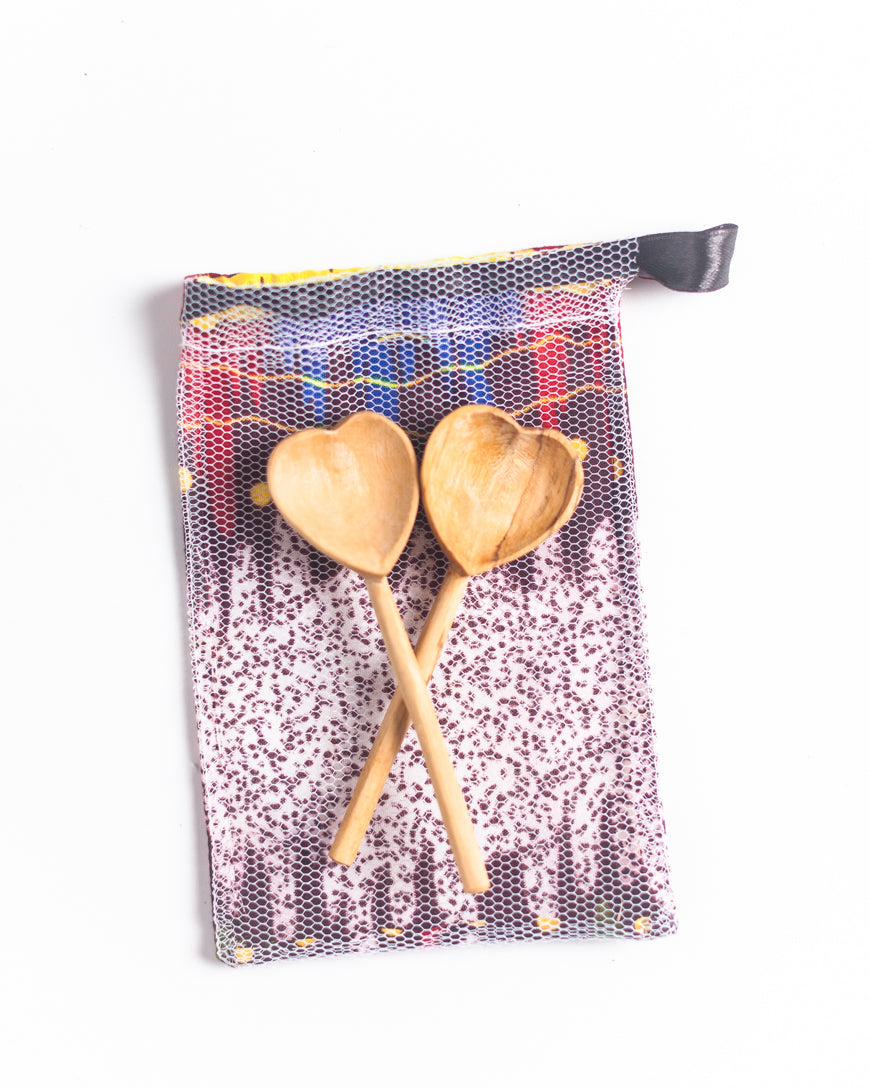 Heart Teaspoons - set of 2