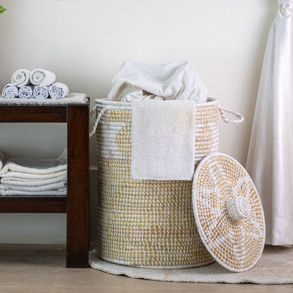 Moonj Laundry Basket - White X