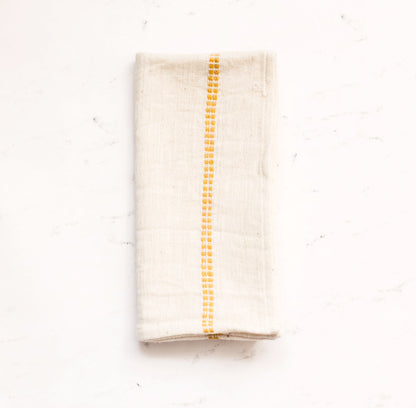 Aden Napkins, Natural / Gold - set of 4