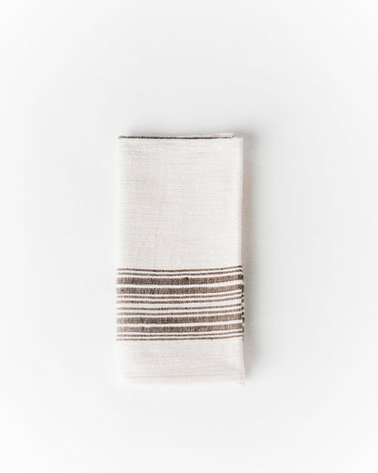 Aden Napkins, Natural / Grey - set of 4