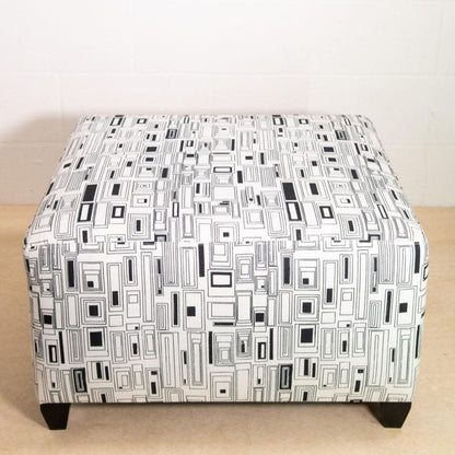 Cristianitos in Clairvoyant Large Ottoman 25" x 27" x 15"