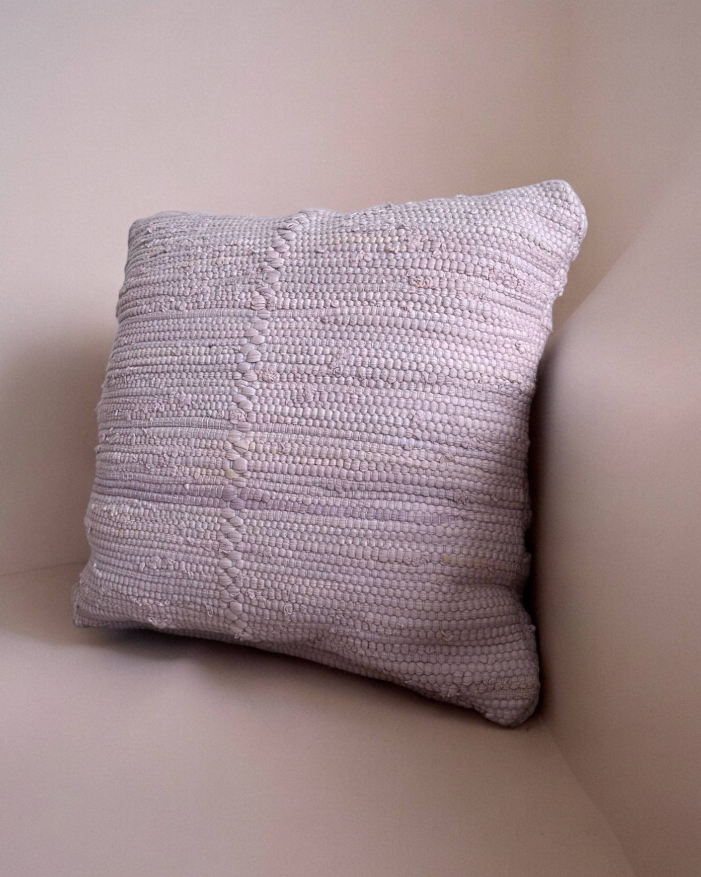 Chindi Pillow Cover - Lilac