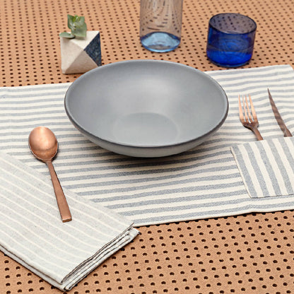 Placemats - Striped With Pocket / set of 4