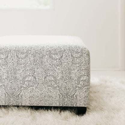 Palizada in Albatross 25" x 27" x 15" Large Ottoman