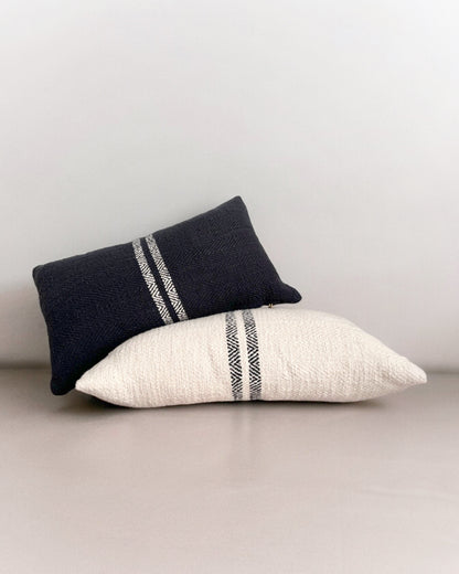 Hugh Lumbar Pillow - Cream