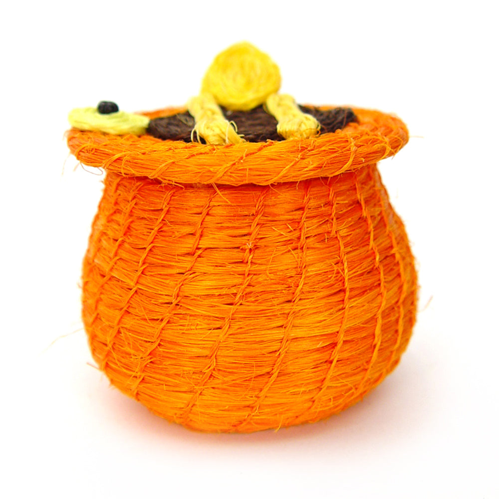 Honey Bee Lidded Basket